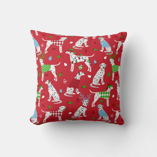 Cojín Decorativo Navidades Dalmatian (Anverso)