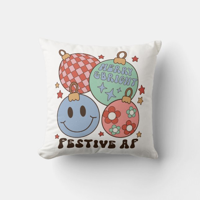 Cojín Decorativo Navidades de AF festivos (Anverso)