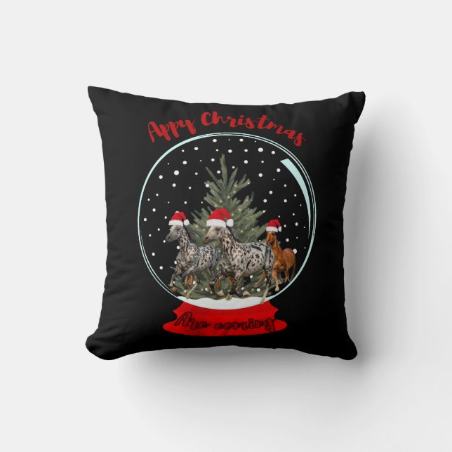 Cojín Decorativo Navidades de Appaloosa (Anverso)