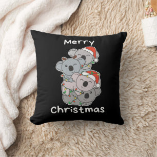 Cojín Decorativo Navidades de árbol de Navidad Koala Animales Koala