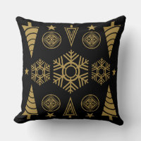 Navidades de Art Nouveau de oro decorativos