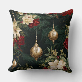 Cojín Decorativo Navidades de ballet sombreados botánicos