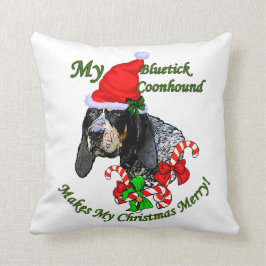 Cojín Decorativo Navidades de Bluetick Coonhound