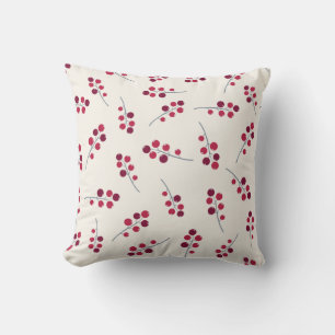 Cojín Decorativo Navidades de bonito Holly Berry Holiday