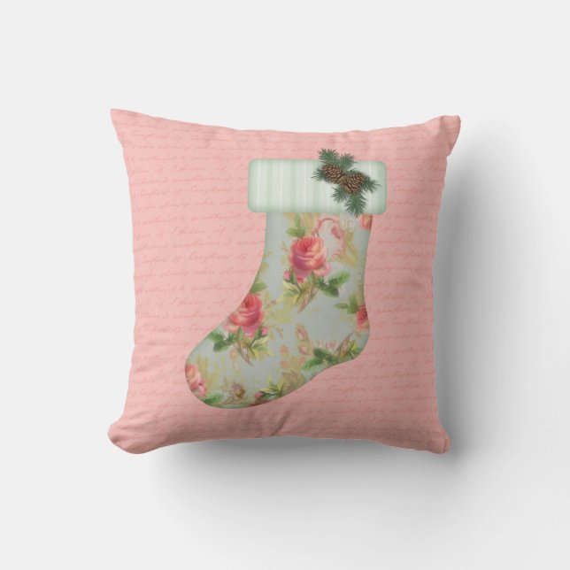 Cojín Decorativo Navidades de cabaña Stocking Pillow (Anverso)
