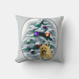 Cojín Decorativo Navidades de Cairn Terrier