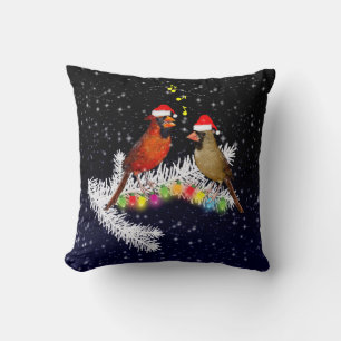 Cojín Decorativo Navidades de Cardenales Pillow
