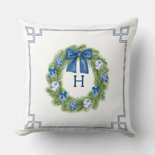 Cojín Decorativo Navidades de Chinoiserie Wreath