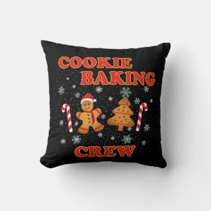Cojín Decorativo Navidades de Cookie Baking Crew