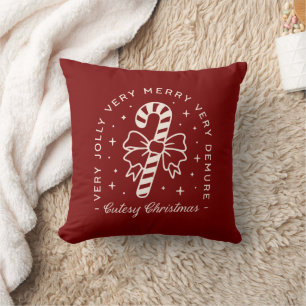 Cojín Decorativo Navidades de cortesía adormidera caña de caramelo