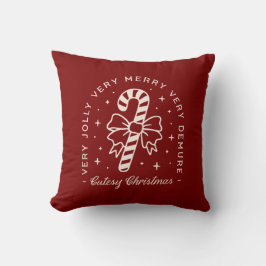 Cojín Decorativo Navidades de cortesía adormidera caña de caramelo 