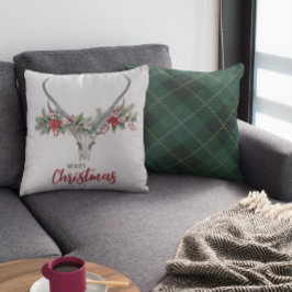 Cojín Decorativo Navidades de cráneo de renos de campo ruso