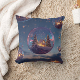 Cojín Decorativo Navidades de ensueño burbuja