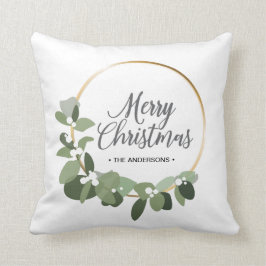 Cojín Decorativo Navidades de familia moderna escriben Feliz Navida