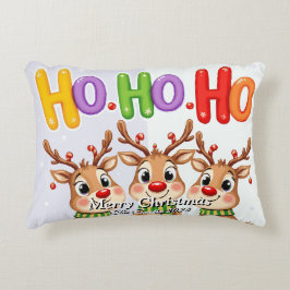 Cojín Decorativo Navidades de fotografía familiar divertidos, educa