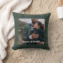 Navidades de fotografía personalizado Merry & Brig