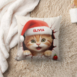 Cojín Decorativo navidades De Gatitos De 3D