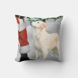 Cojín Decorativo Navidades de Golden Retriever