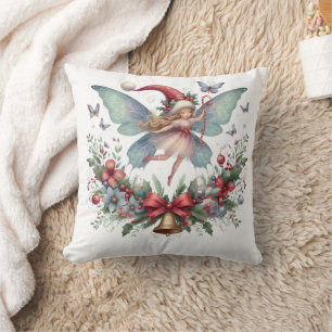 Cojín Decorativo Navidades de hadas mariposa
