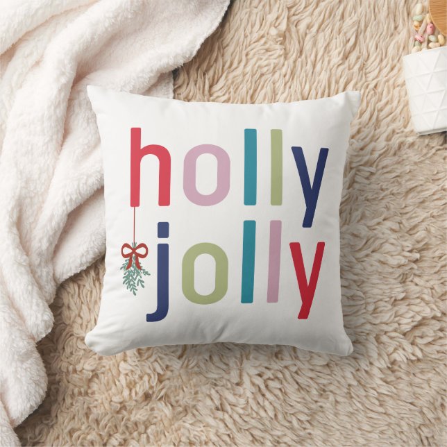 Cojín Decorativo Navidades de Holly Jolly (Manta)