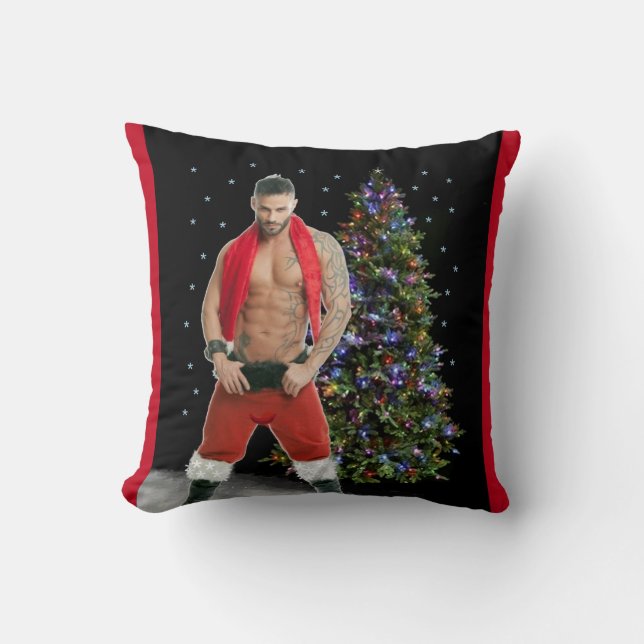 Cojín Decorativo Navidades de Hunk Buff Santa (Anverso)