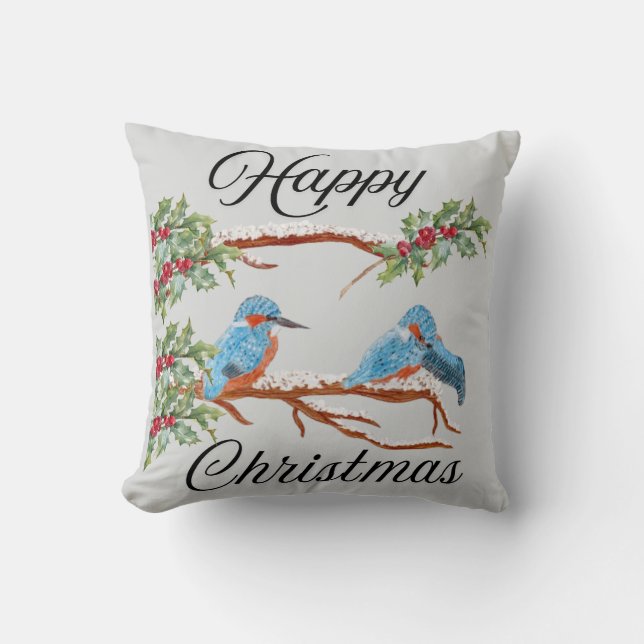 Cojín Decorativo Navidades de Kingfisher Pillow (Anverso)