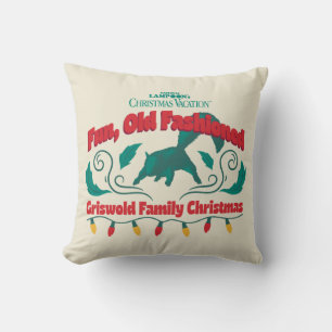 Cojín Decorativo Navidades de la familia Griswold, divertida y viej