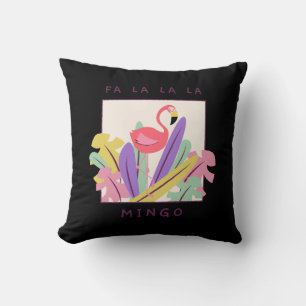 Cojín Decorativo Navidades de La Mingo Falala Snow Flamingo