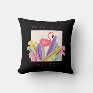 Cojín Decorativo Navidades de La Mingo Falala Snow Flamingo
