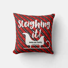 Cojín Decorativo Navidades de la tecnología de la información en al