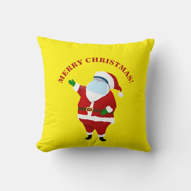 Cojín Decorativo Navidades de Merry Covid (Anverso)