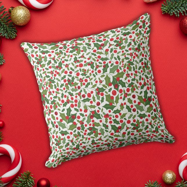 Cojín Decorativo Navidades de Mistletoe y Berries (Subido por el creador)