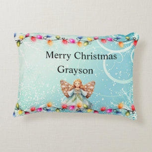 Cojín Decorativo Navidades de nombres personalizados Accent Pillow