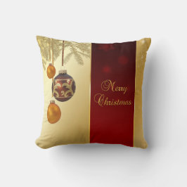 Cojín Decorativo Navidades de oro elegantes