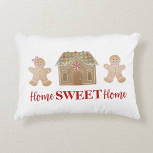 Cojín Decorativo Navidades de pan de jengibre reversibles con pan v
