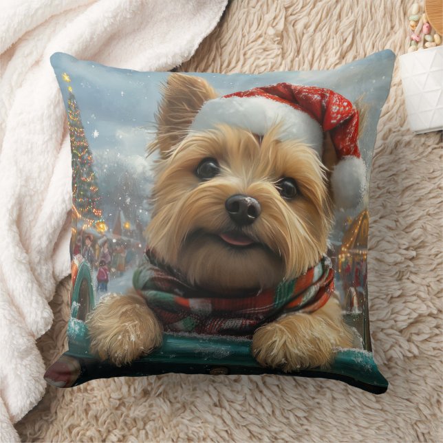 Cojín Decorativo Navidades de Pascua de Cairn Terrier Dog Roller (Manta)