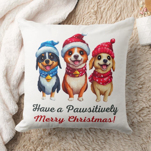 Cojín Decorativo Navidades de perros (Manta)
