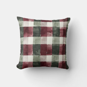 Cojín Decorativo Navidades de plástico verde de crema roja de Borgo