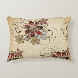 Cojín Decorativo Navidades de Poinsettia Gemstone Accent Pillow
