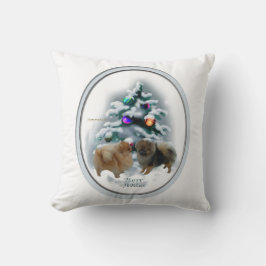 Cojín Decorativo Navidades de Pomerania