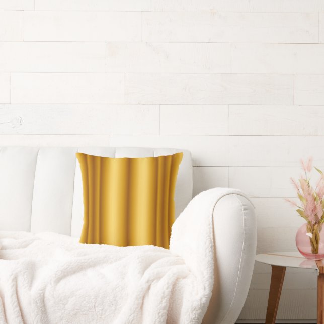 Cojín Decorativo Navidades de rayas doradas (Sofá)