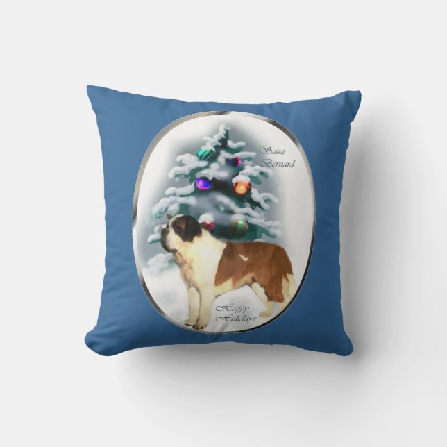 Cojín Decorativo Navidades de San Bernardo (Anverso)