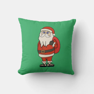 Cojín Decorativo Navidades de Santa Claus Flip Flops