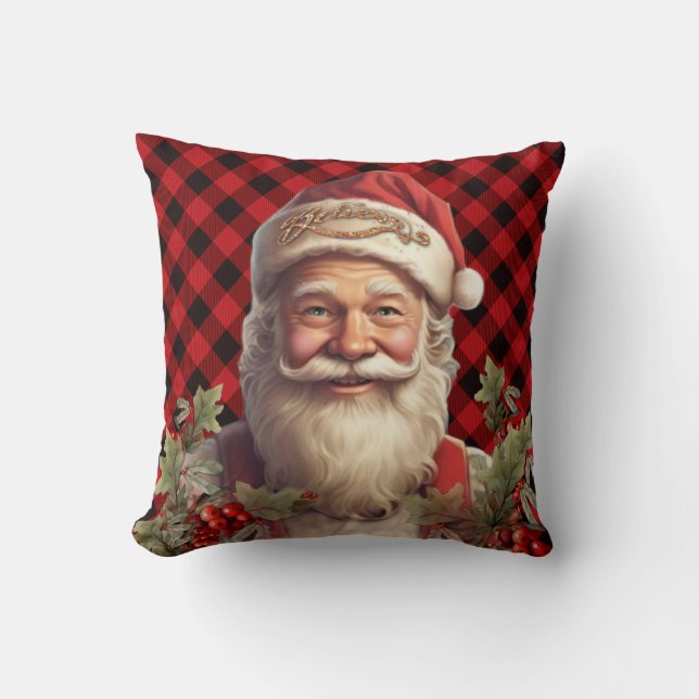 Cojín Decorativo Navidades de Santa Claus Saint Nicholas (Anverso)