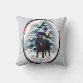 Cojín Decorativo Navidades de Schipperke