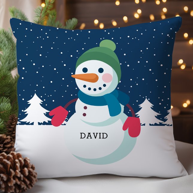 Cojín Decorativo Navidades de Snowman (Subido por el creador)