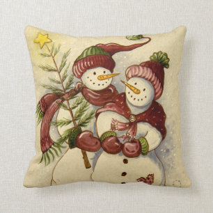 Cojín Decorativo navidades de Snowmen de 4924