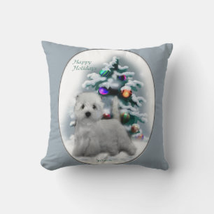 Cojín Decorativo Navidades de West Highland White Terrier