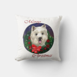 Cojín Decorativo Navidades de West Highland White Terrier