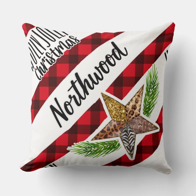 Cojín Decorativo Navidades de Wild Woodland (Anverso)